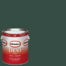 Glidden DUO 1-gal. #HDGG65D Dark Hunter Green Flat Latex Interior Paint with Primer - HDGG65D-01F