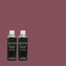 Hedrix 11 oz. Match of 4C15-3 Full Wine Gloss Custom Spray Paint (2-Pack) - G02-4C15-3
