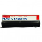 Husky 50 ft. x 10 ft. Black 6 mil. Plastic Sheeting - CF0610-50B
